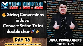 String Conversions in Java Convert String To int double char