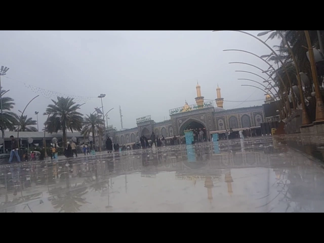 ⁣أمطار الخير من جوار مرقد ابي عبد الله الحسين - محمد الخفاجي