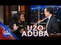 Uzo Aduba On Her Talkative Toddler And Why Her Detective Character In The Residence Loves Birding