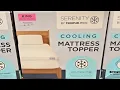 SERENITY BY TEMPUR-PEDIC COOLING MATTRESS TOPPER at Costco