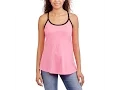 No Boundaries Juniors Essential Ringer Tank Pink