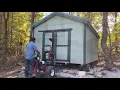 Delivery of our 12 x 24 Shed from Yoder s Dutch Buildings