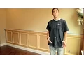Recessed Panel Wainscoting Installation - How to Install
