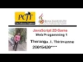 JavaScript 2D Development Java Institute Theranga I Thirimanne