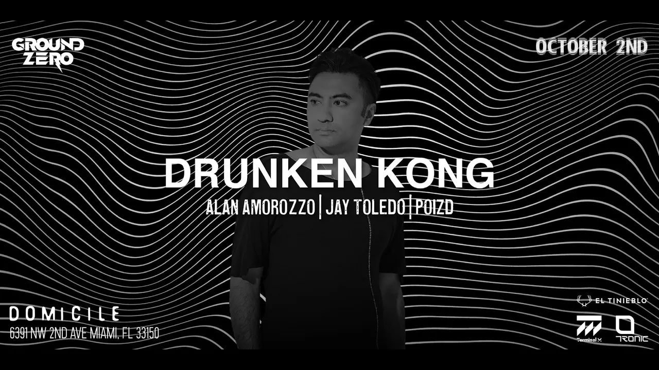 GROUND ZERO presents DRUNKEN KONG 10/02/2021