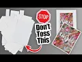 Download Lagu NOT TRASH! 4 Genius ways to use PAPER SCRAPS