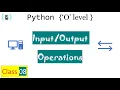 C08 identifiers keywords typecasting o level python class with notes M3R5 1