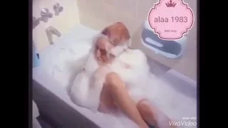 سخونة مديحة كامل فى تستحم عارية في البانيو 