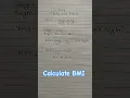 Download Lagu how to calculate BMI !! body mass Index !! bmi height and weight......!