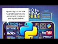 Python day 2 in Nepali