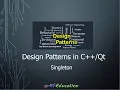 Design Patterns in C Qt - Singleton Pattern Explained with Qt Example