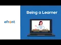 Being a Learner in eFront