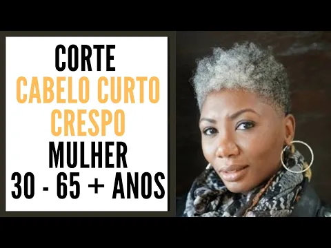 Download MP3 CORTE DE CABELO FEMININO CRESPO - CABELO CURTO CRESPO MULHER 30 - 60 + ANOS ( Corte a Corte )