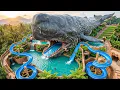 Lagu 180 Days Building a Giant Fish Water Park with Multi Level Slides And Pools Using Primitive Tools