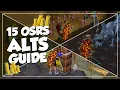 15 OSRS Alt Accounts For MORE Money - Skilling Combat Alts 2023