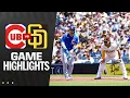 Cubs vs Padres Game Highlights 25 MLB Highlights