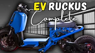Electric Honda Ruckus Swap COMPLETE - Final Build Reveal