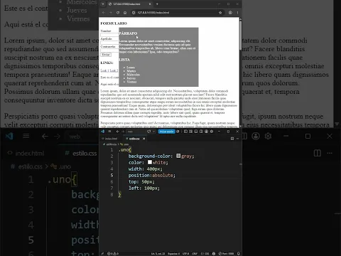 Las COORDENADAS en CSS #tutorial