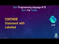 15 Dart-Programming in hindi CONTINUE Statement with Labelled FOR Loop Dart - For Flutter