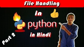 File Handling Part 2 Python tutorial in Hindi Learn python with comp point