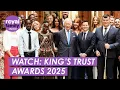 WATCH: George \u0026 Amal Clooney Among Celebs to Attend King's Reception