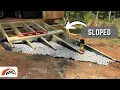 Simple DIY Shed Ramp on a SLOPE
