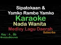 Download Lagu SIPATOKAAN \u0026 YAMKO RAMBE YAMKO -MEDLEY LAGU DAERAH |KARAOKE WANITA-Female-Cewek-Perempuan@UcokkuYasir