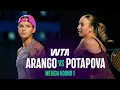 Lagu Emiliana Arango vs. Anastasia Potapova | 2026 Merida Round 1 | WTA Match Highlights