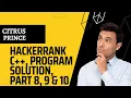 Arrays Introduction Variable Sized Arrays Accessing Inherited Func HackerRank Part 8 9 10