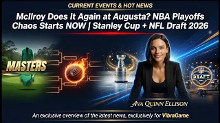 McIlroy Does It Again at Augusta? NBA Playoffs Chaos Starts NOW | Stanley Cup + NFL Draft 2026