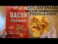 Unboxing Late July Snacks Bacon Habanero Clasico Tortilla Chips