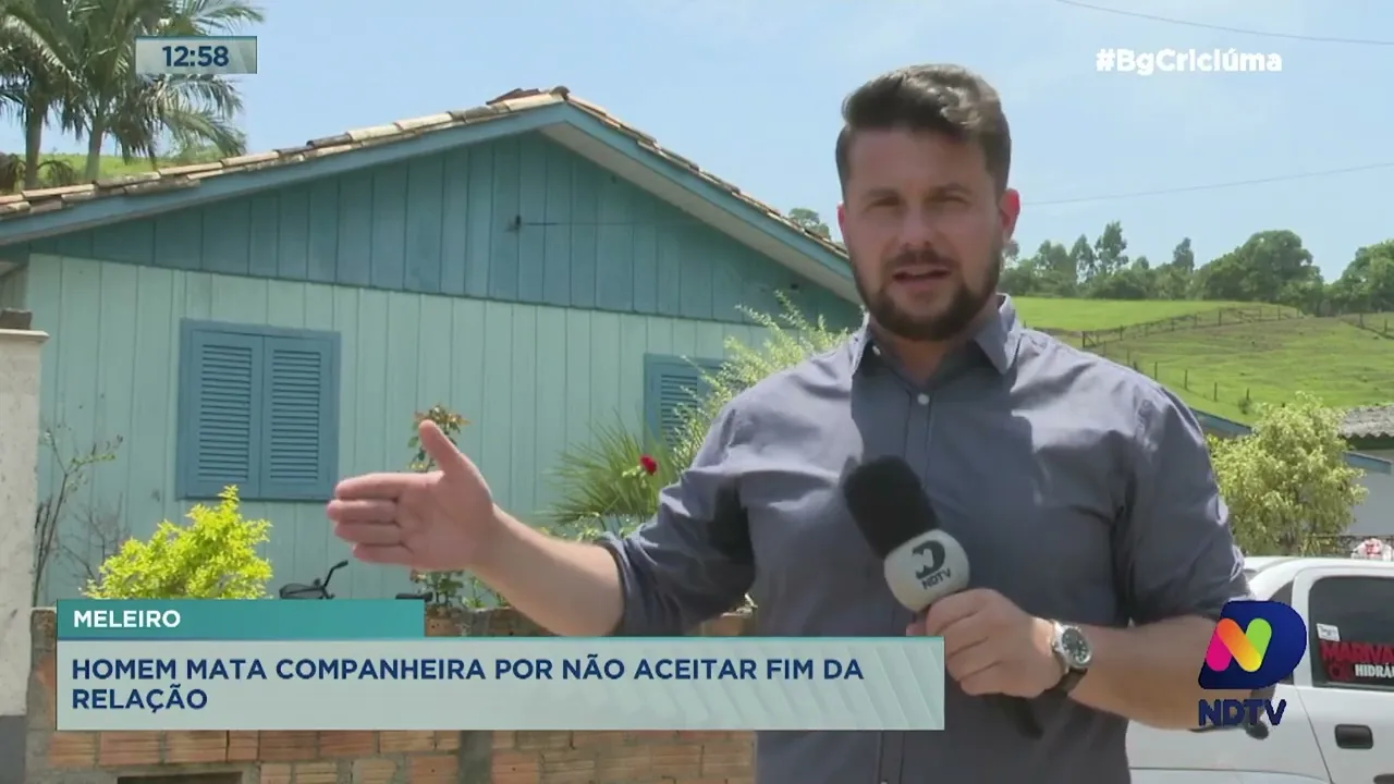 Homem mata companheira em Meleiro por não aceitar término do relacionamento