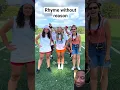 Rhyme without reason
