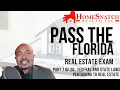 Pass the Florida Real Estate Exam Federal State Laws 4 - Part 20 Essential Questions