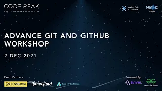 Advance Git and GitHub workshop CODEPEAK 21