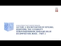 Chap 3 Discretization of integral eq 1-D gravity surveying singular value decomposition - 2