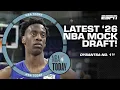 LATEST NBA MOCK DRAFT Will AJ Dybantsa go No 1 overall NBA Today
