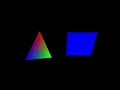 DirectX 11 Animated 2D Colored Triangle and Rectangle C Graphics Programming