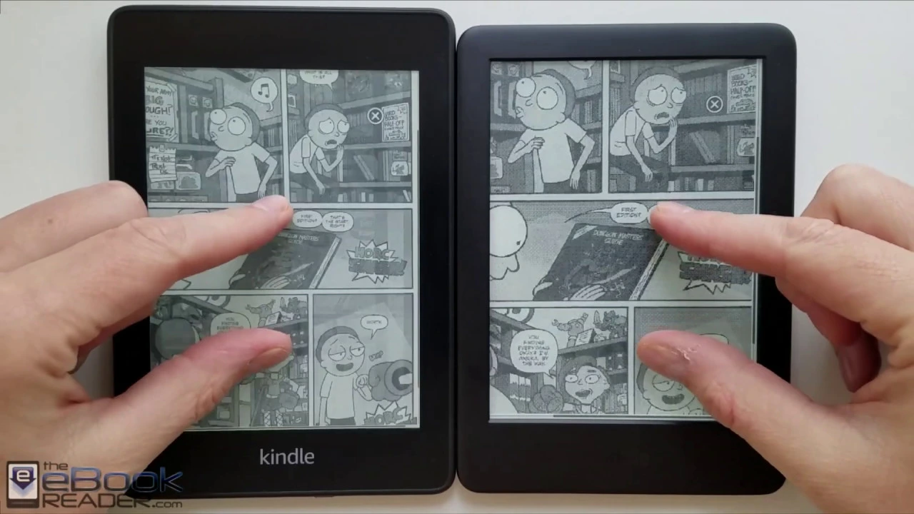 Outline Video 2019 Kindle vs Kindle Paperwhite Comparison Review