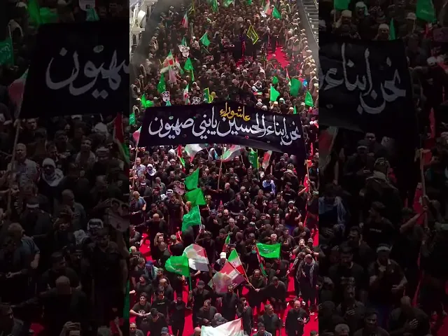 ⁣نحن ابناء الحسين ✌️🤍