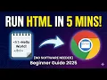How to Run HTML Code in Notepad and Chrome 2026 Beginner Guide