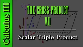 Scalar And Vector Triple Product Volume Of Parallelepiped 