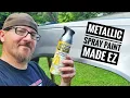 How To PAINT Your CAR With Metallic Spray Paint The EZ Way - Bonus Tips Tricks