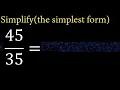 Simplify and reduce to the simplest form