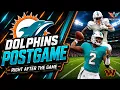 Miami Dolphins Postgame Malik Willis First-Team O-Line MAKE A STATEMENT