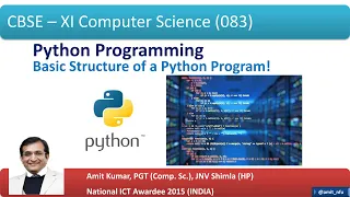 Basic Structure of Python Program English