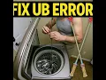 Samsung Washer Error Fix - Replace Shock Absorbers Springs DIY Unbalanced And Banging