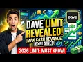 Dave App What Is the Actual Cash Advance Limit in 2026