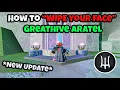 How To Wipe Your Face Deepwoken Greathive Aratel