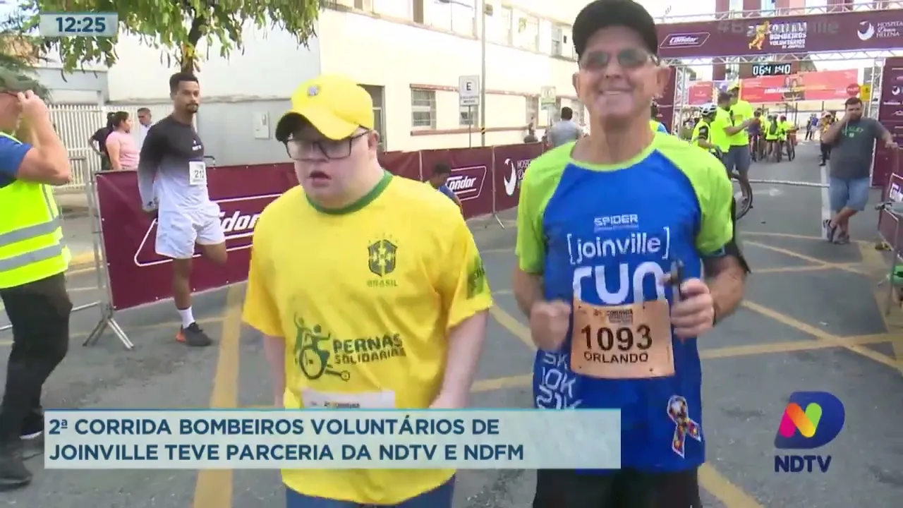 2ª Corrida Bombeiros Voluntários de Joinville teve parceria da NDTV e NDFM